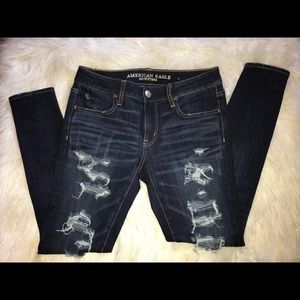 American eagle ripped jeans